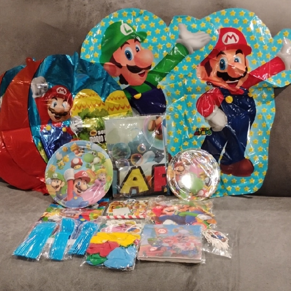 Super Mario Party Supplies Set